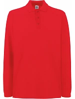 Fruit of the Loom Premium Polo LSL Piqué polo s dlouhým rukávem 16.3310 red Fruit of the Loom Premium Polo LSL Piqué polo s dlouhým rukávem 16.3310 red