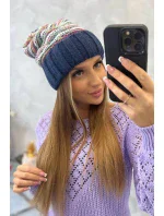 Dámská čepice Feba K330 navy blue Dámská čepice Feba K330 navy blue