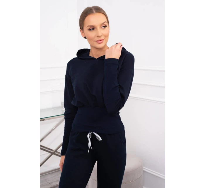 Sada s širokými žebry tmavě modrá