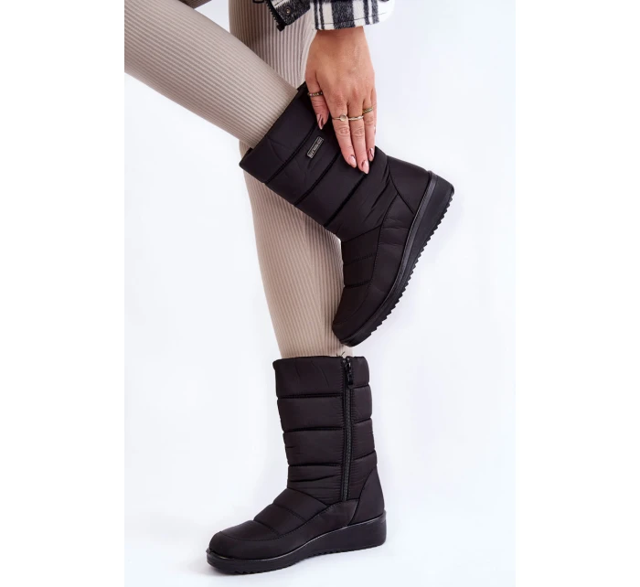 teplé boty na klínku Černé model 21602347 - EVENTO teplé boty na klínku Černé model 21602347 - EVENTO