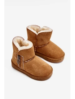 Dětské nazouvací zateplené sněhule Camel model 21605387 - Boto