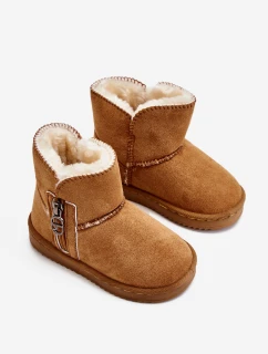 Dětské nazouvací zateplené sněhule Camel model 21605387 - Boto