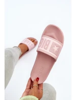 Dámské Žabky Big Star model 21651547 Růžové - Big Star Shoes Dámské Žabky Big Star model 21651547 Růžové - Big Star Shoes