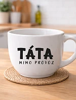 TÁTA MIMO PROVOZ - keramický hrnek 400 ml