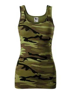 Camo Triumph tílko dámské camouflage green