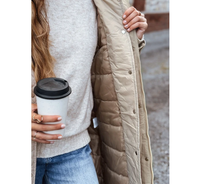 Dámská zimní bunda ISLA béžová FashionStreet TY3211