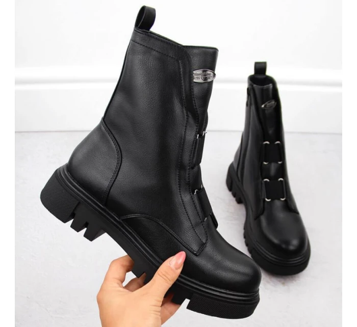 boty na platformě W model 21298418 - JEZZI boty na platformě W model 21298418 - JEZZI