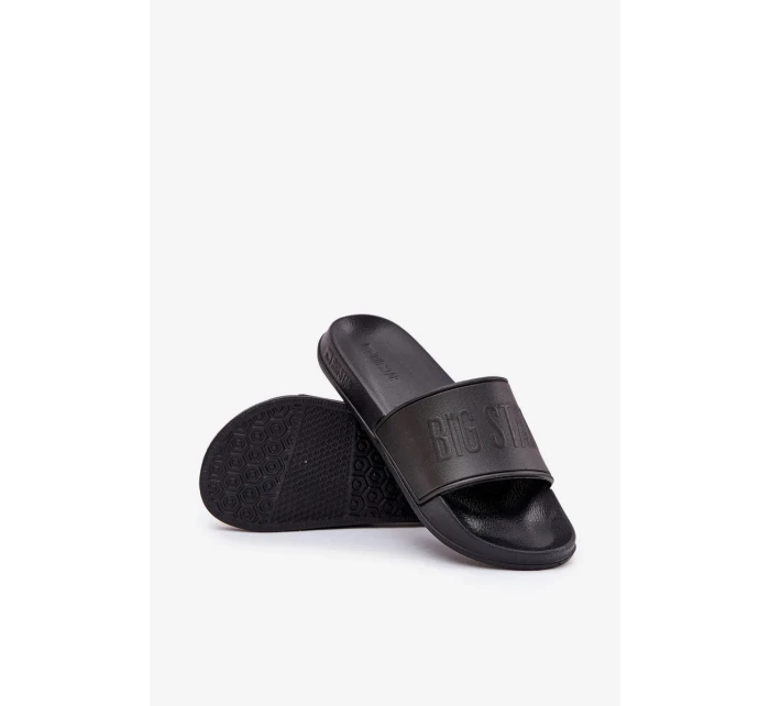 Pánské lehké pěnové pantofle Big Star – černé Pánské lehké pěnové pantofle Big Star – černé