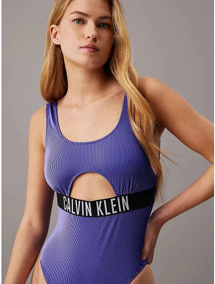 Dámské jednodílné plavky  modré  model 20182802 - Calvin Klein