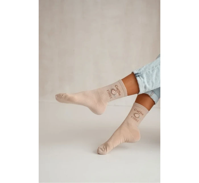 DÁMSKÉ PONOŽKY COFFEE FIRST 0200.167