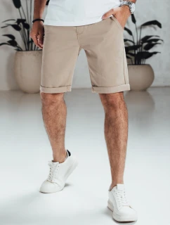 Pánské džínové šortky béžové FashionStreet SX2549