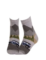Skarpety  chłopięce wzorowane model 16127234 - Wola