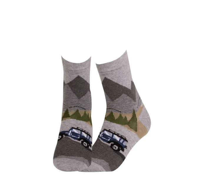 Skarpety  chłopięce wzorowane model 16127234 - Wola