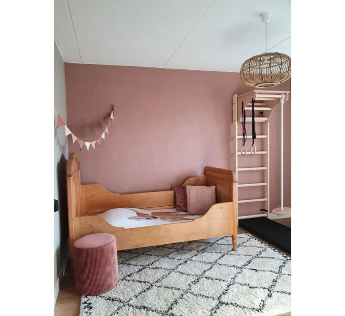 Žebřík s dřevěnou příčkou a příslušenstvím BENCHK 112+A204 dětské