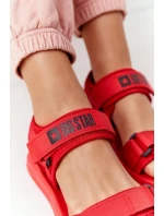 Women's Sport Sandals Big Star HH274A027 Red Women's Sport Sandals Big Star HH274A027 Red