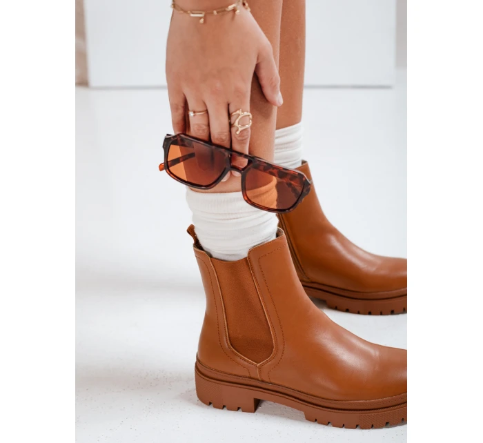 Dámské kozačky MONDERICO camel FashionStreet ZY0512