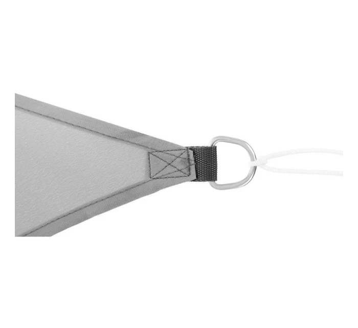 ZAHRADNÍ SLUNEČNÍK TROJÚHELNÍK 2X2X2M ŠEDÝ ZAHRADNÍ SLUNEČNÍK TROJÚHELNÍK 2X2X2M ŠEDÝ