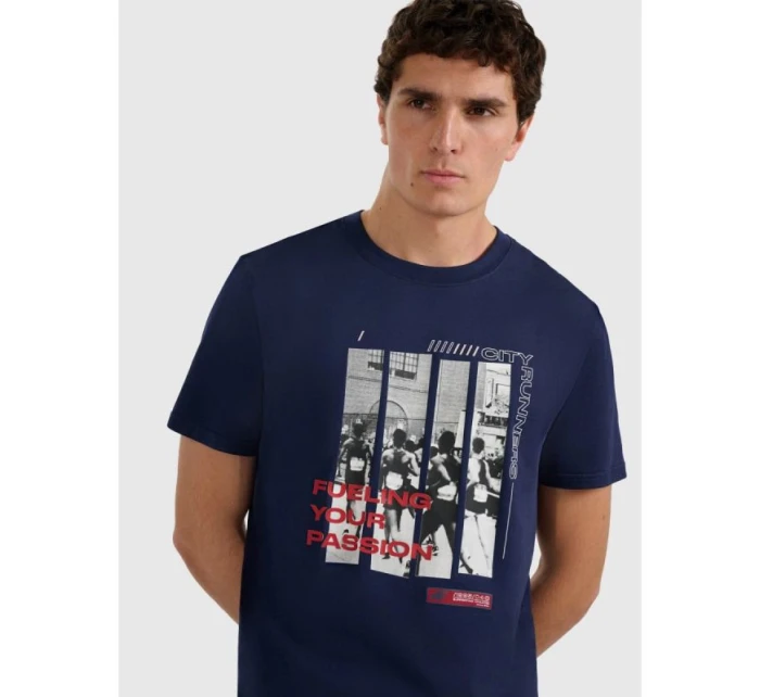 Pánské tričko s potiskem 4F 4FRAW25TTSHM3364-31S Pánské tričko s potiskem 4F 4FRAW25TTSHM3364-31S