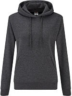 Classic LadyFit Hooded Sweat Dámská mikina s kapucí model 22536327 dark heather grey - Fruit of the Loom Classic LadyFit Hooded Sweat Dámská mikina s kapucí model 22536327 dark heather grey - Fruit of the Loom