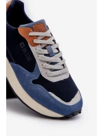 Pánské tenisky s paměťovou pěnou Memory Foam System Big Star NN174356 tmavě modré Pánské tenisky s paměťovou pěnou Memory Foam System Big Star NN174356 tmavě modré