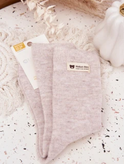 Teplé Vlněné Dámské Punčochy S model 21786966 Béžové - Aura.via