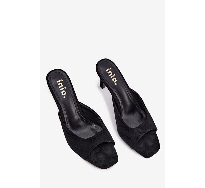 Dámské sandály na podpatku Černé model 22092064 - Boto