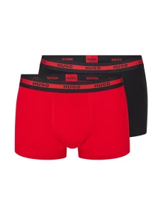 Pánské boxerky 50469775 černočervené - Hugo Boss