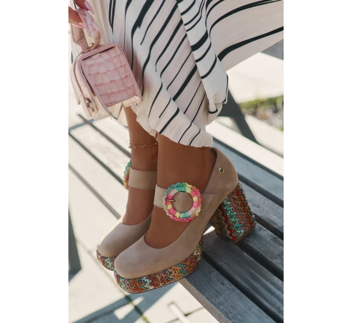 Lodičky na sloupku model 212999 Step in style