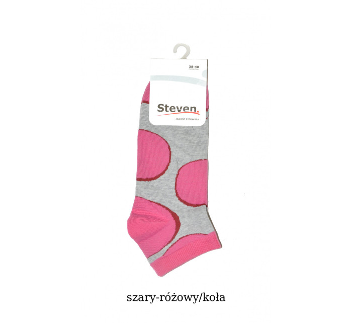Dámské vzorované ponožky Steven art.042