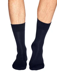 Pánské ponožky 17917 Classic Palio dark blue - HENDERSON