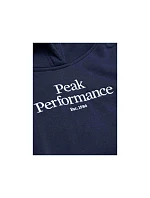 Mikina Peak Performance Jr Original Hood, tmavě modrá