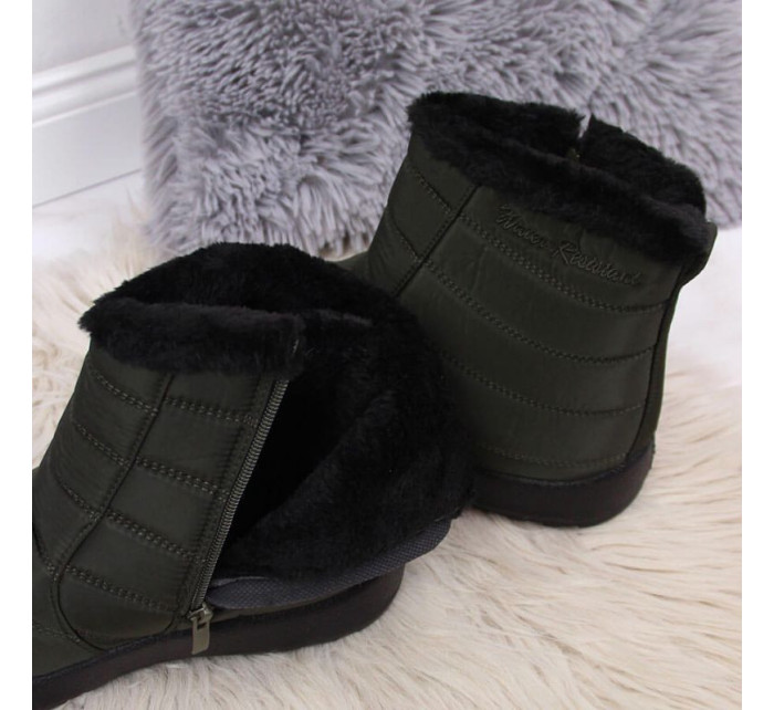 sněhové boty na zip NEWS W khaki model 17606242 - Inny