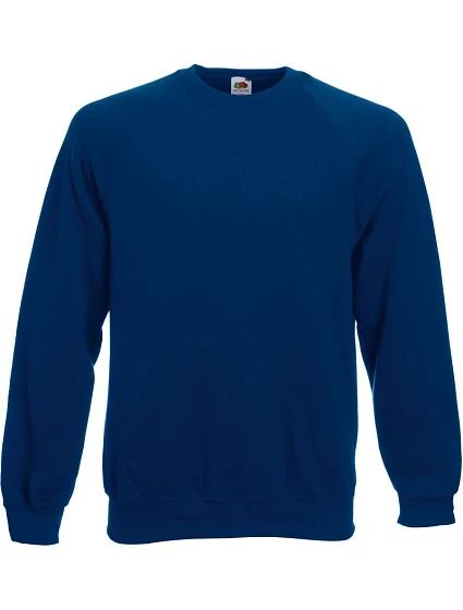 Fruit of the Loom Classic Raglan Sweat Raglánová mikina 16.2216 navy