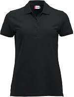 Classic Marion S/S Dámské piqué polo z těžké bavlny model 22457291 black - Clique