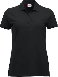 Clique Classic Marion S/S Dámské piqué polo z těžké bavlny 67.8246 black