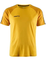 Craft Teamwear Squad Go Contrast Jersey M Pánské kontrastní sportovní tričko 82.2725 sweden yellow/golden Craft Teamwear Squad Go Contrast Jersey M Pánské kontrastní sportovní tričko 82.2725 sweden yellow/golden