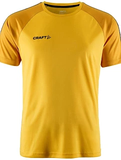 Craft Teamwear Squad Go Contrast Jersey M Pánské kontrastní sportovní tričko 82.2725 sweden yellow/golden