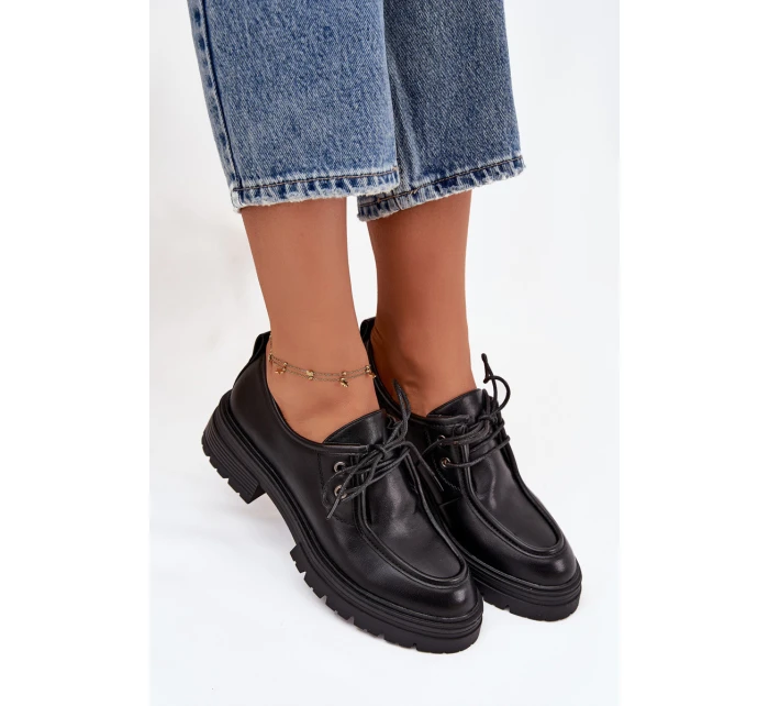 Dámské polobotky z eko kůže černé Adrelle Dámské polobotky z eko kůže černé Adrelle