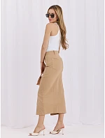 Spódnica HM SD model 22174380 camelowy - FPrice