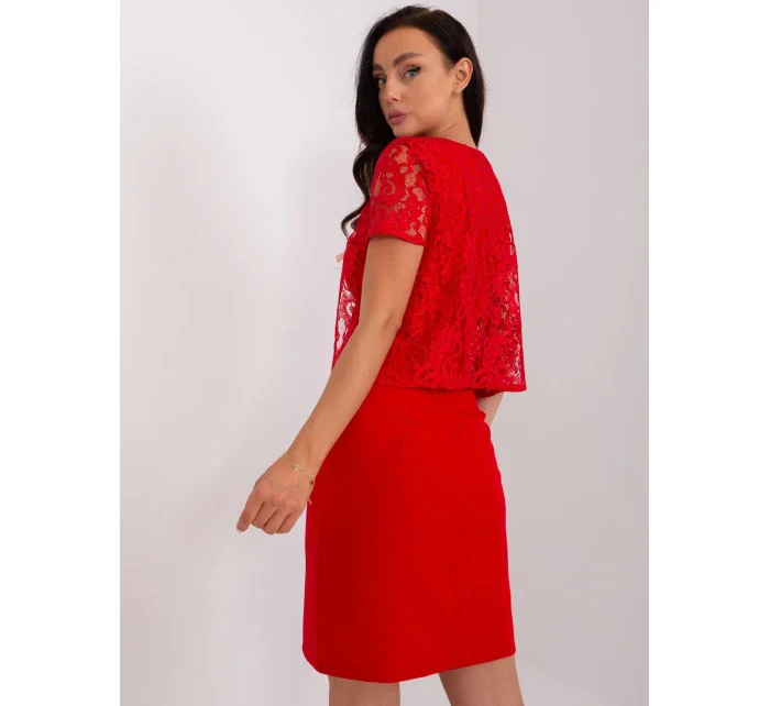 Sukienka LK SK czerwony model 18856482 - FPrice Sukienka LK SK czerwony model 18856482 - FPrice