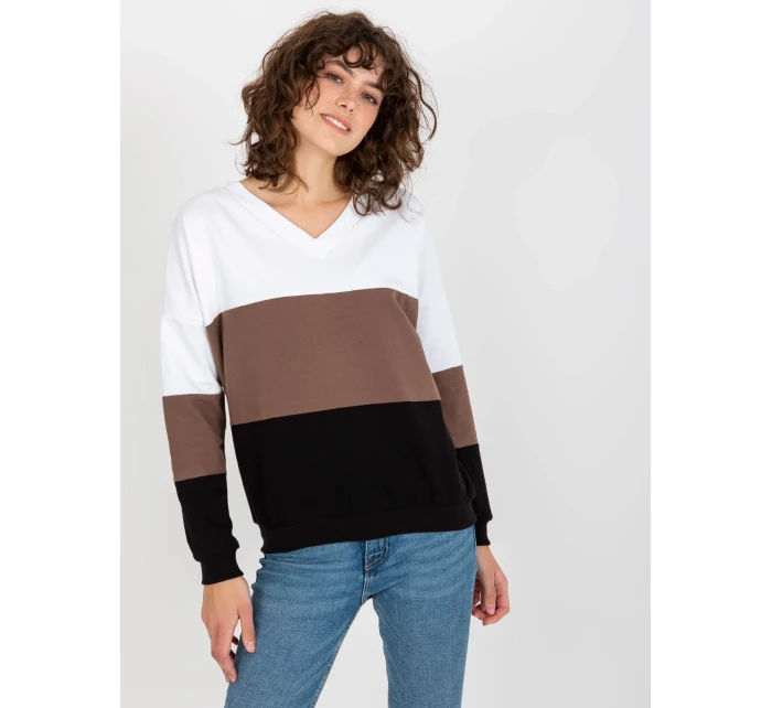 Mikina RV BL 8328.72 bílé a černé