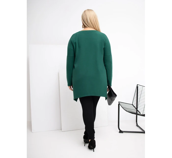 Bluzka RV BZ model 21870816 ciemny zielony - FPrice