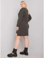 Šaty RV SK 7178.44 tmavá khaki Šaty RV SK 7178.44 tmavá khaki