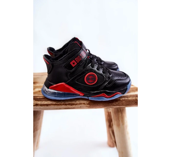 Dětské zateplené sportovní boty Big Star KK374095 Černá Dětské zateplené sportovní boty Big Star KK374095 Černá