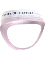 Dámská tanga LOGO WAISTBAND THONG UW0UW03835TOG světle růžová - Tommy Hilfiger Dámská tanga LOGO WAISTBAND THONG UW0UW03835TOG světle růžová - Tommy Hilfiger