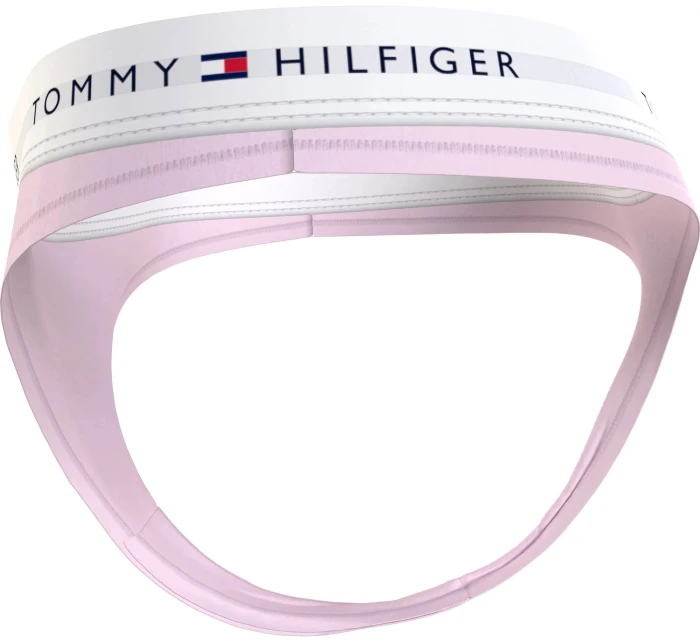 Dámská tanga LOGO WAISTBAND THONG UW0UW03835TOG světle růžová - Tommy Hilfiger Dámská tanga LOGO WAISTBAND THONG UW0UW03835TOG světle růžová - Tommy Hilfiger