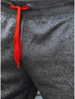 Pánské tmavě šedé tepláky FashionStreet UX4127 Pánské tmavě šedé tepláky FashionStreet UX4127