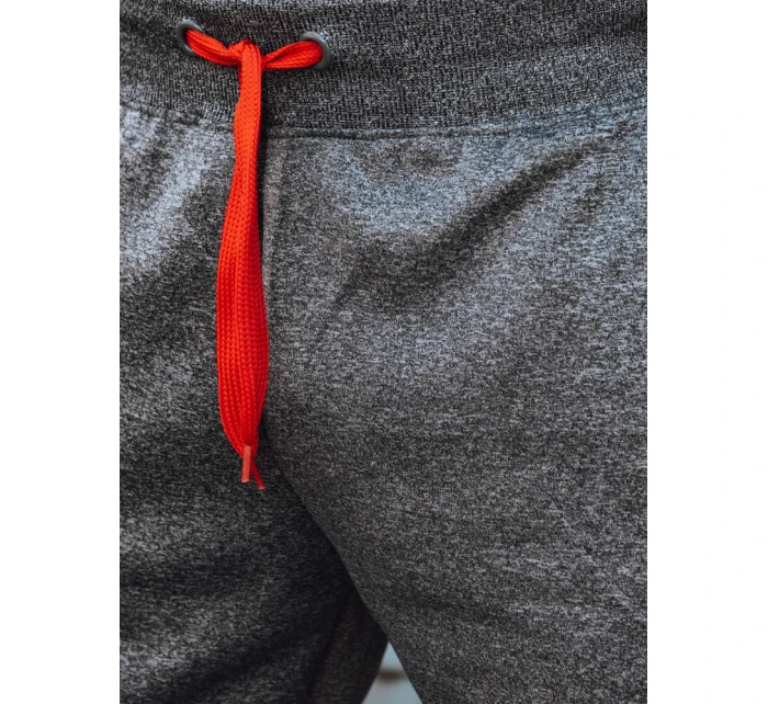 Pánské tmavě šedé tepláky FashionStreet UX4127 Pánské tmavě šedé tepláky FashionStreet UX4127