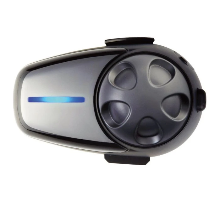 Sena SMH10-11 Bluetooth 3.0 900m interkom pro motocykly s mikrofonem na čelence pro 1 helmu