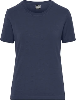 Daiber JN 1801 Dámské pracovní tričko z bio bavlny - Solid 02.1801 navy